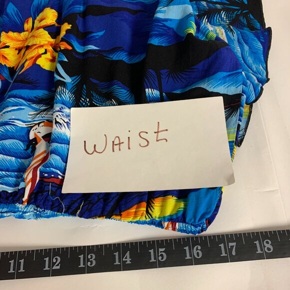 Hawaii Hangover Dress Womens SZ 2XL Midi Tropical Island Resort Vacation Artsy - Picture 9 of 10